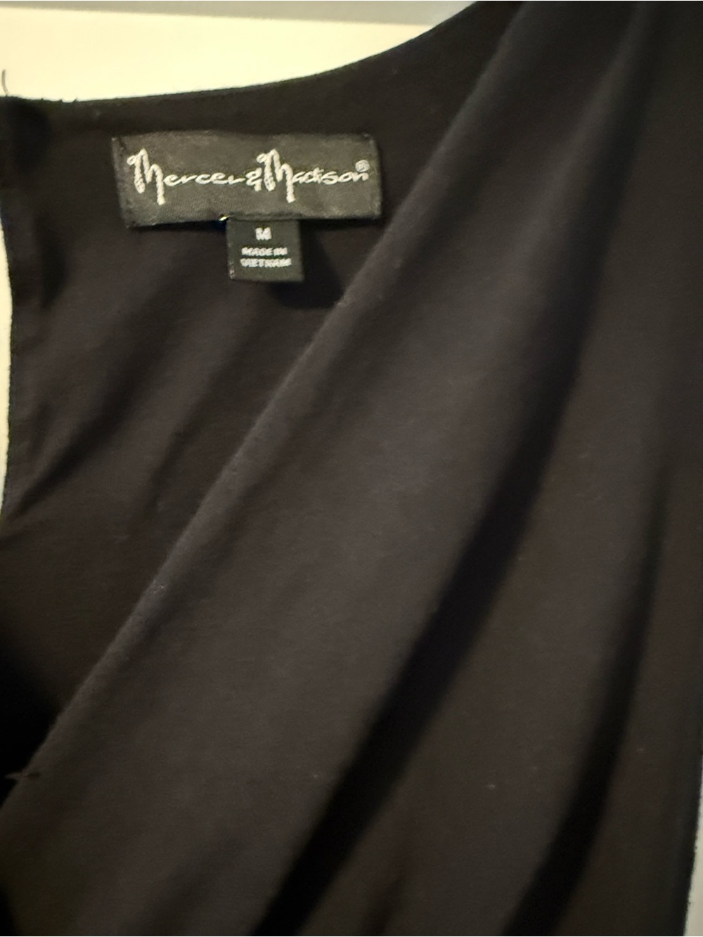 mercer & madison Black Sleeveless V-Neck Mini Dress - Picture 4 of 8